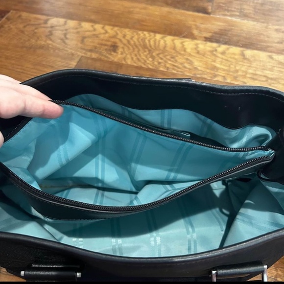 TUMI Nylon and Leather Travel Satchel - Picture 6 of 10